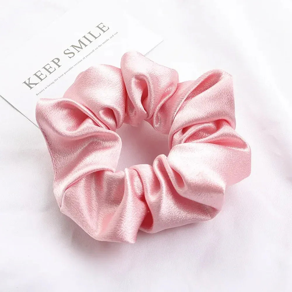 Box of 24 Handmade Silk Scrunchies