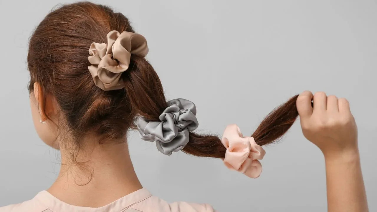 Box of 3 Handmade Silk Scrunchies