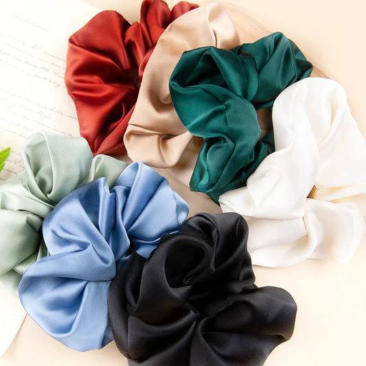 Box of 24 Handmade Silk Scrunchies