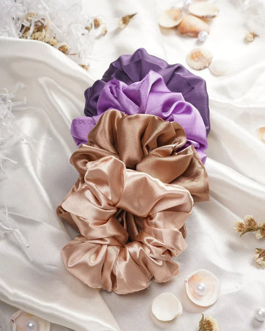 Box of 3 Handmade Silk Scrunchies